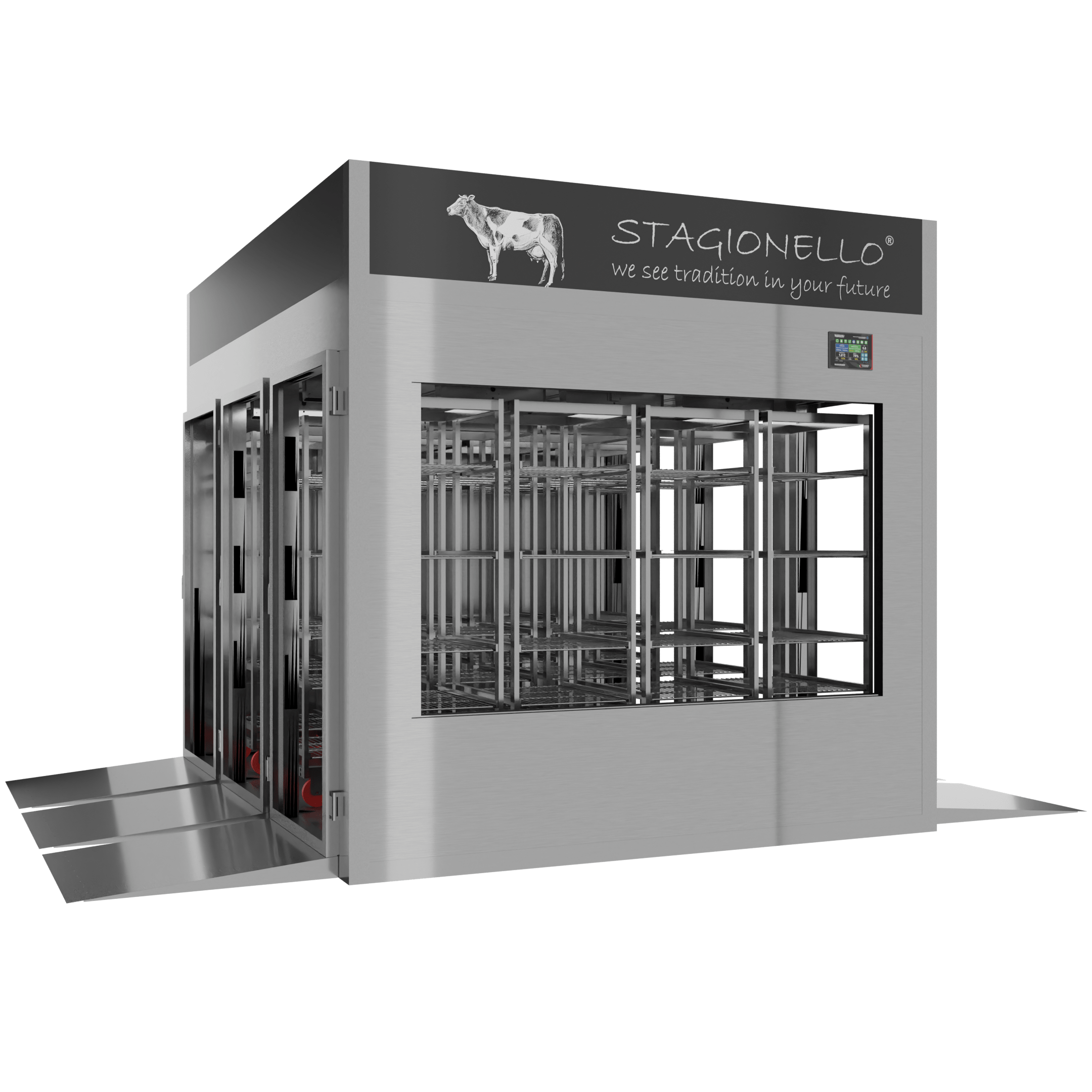 Stagionello® Meat Curing Device 1800 Kg Tunnel GLASS DOOR - Image 2