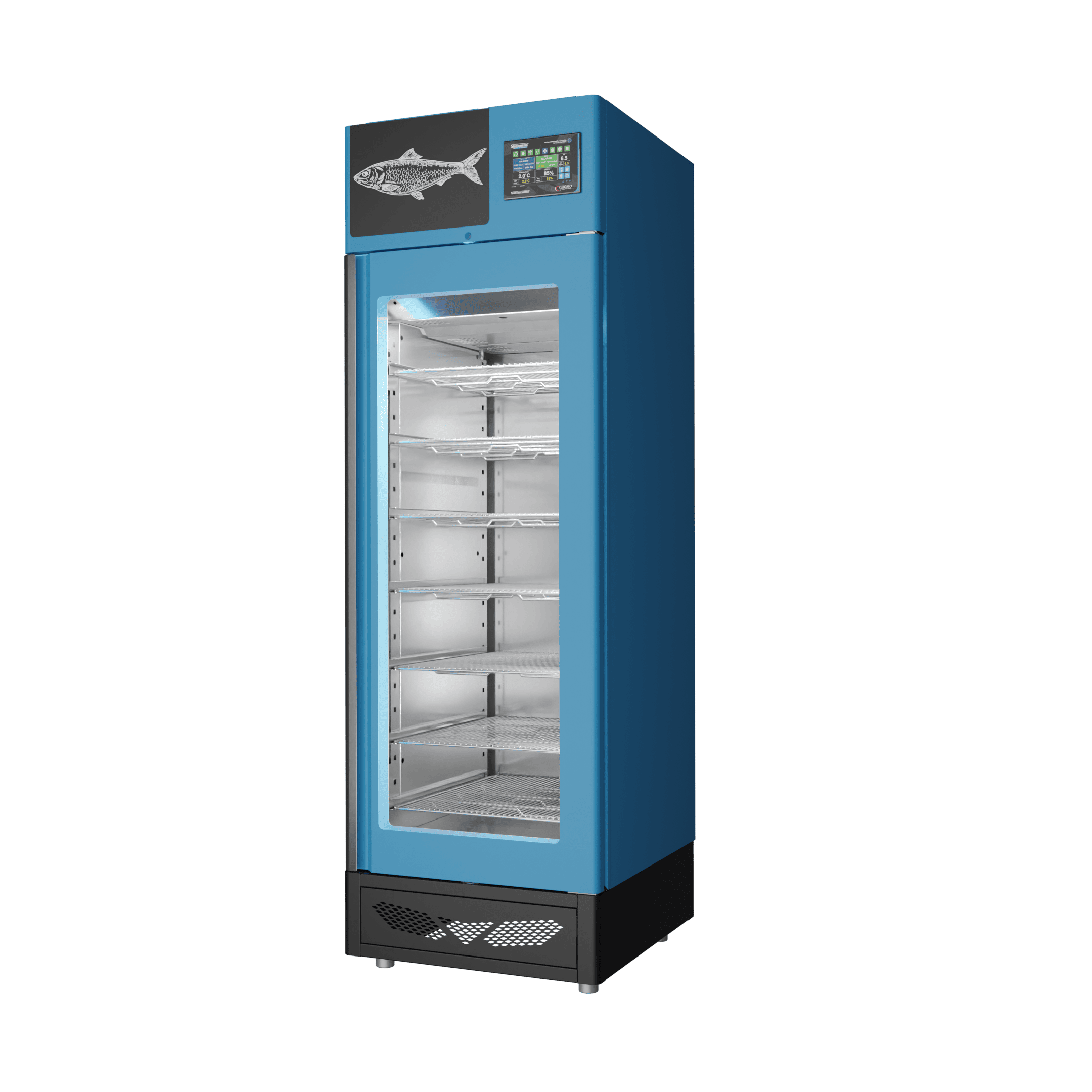 Stagionello® Fish Curing Device 100 Kg glass door