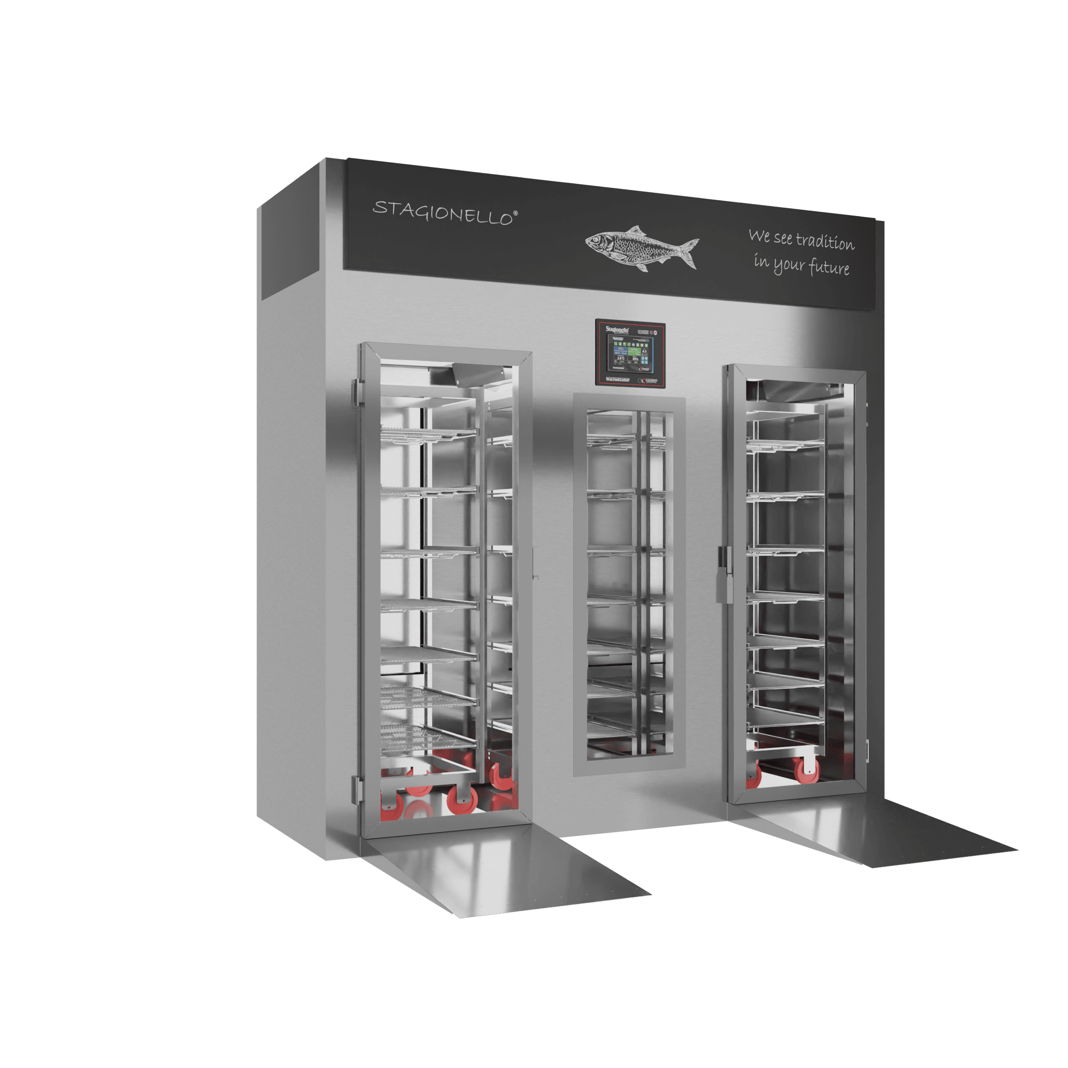 Stagionello® Fish Curing Device 400 Kg Walk-in GLASS DOOR - Image 2