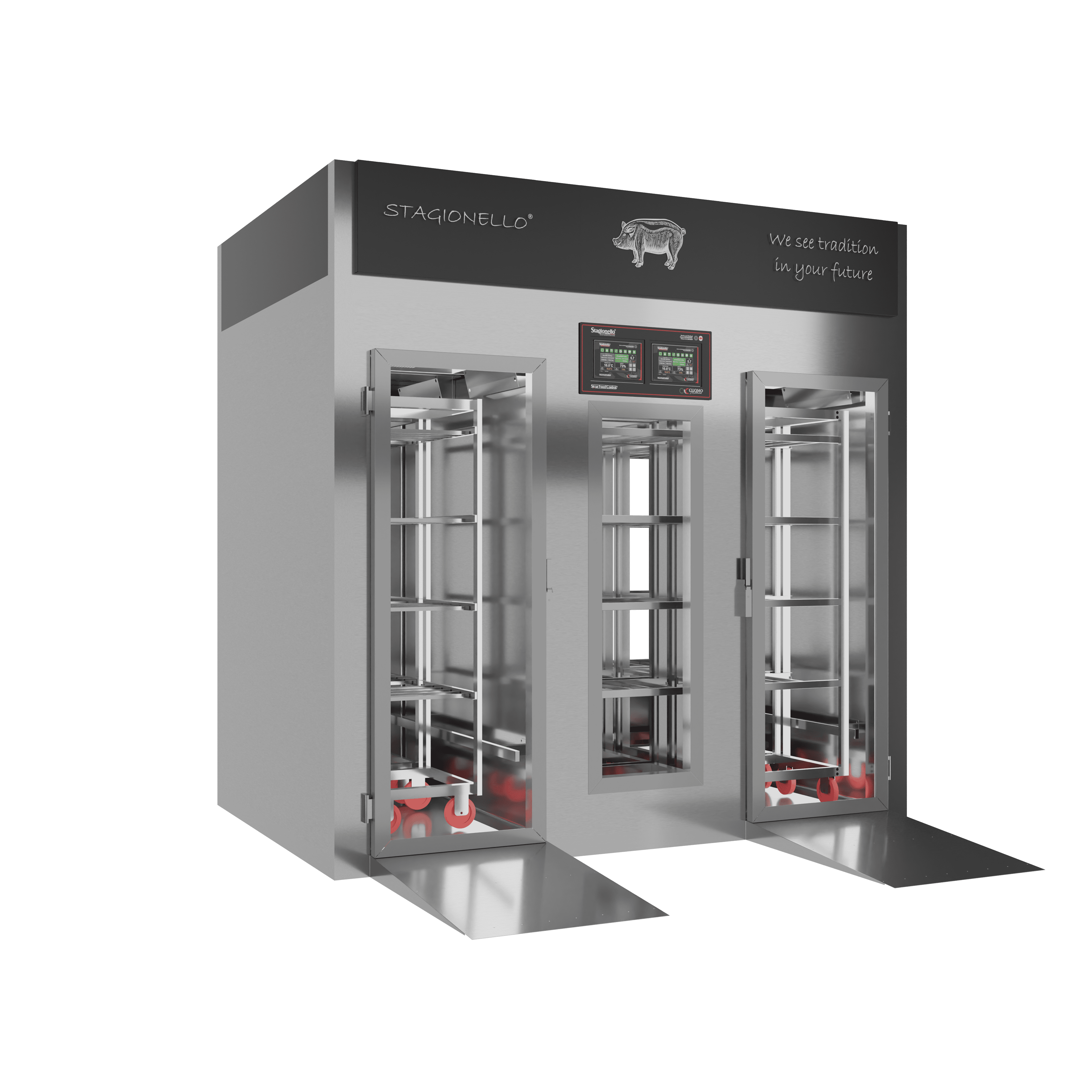 Stagionello® Salami Curing Device 200/600 Kg Walk-in 2 GLASSES - Image 3