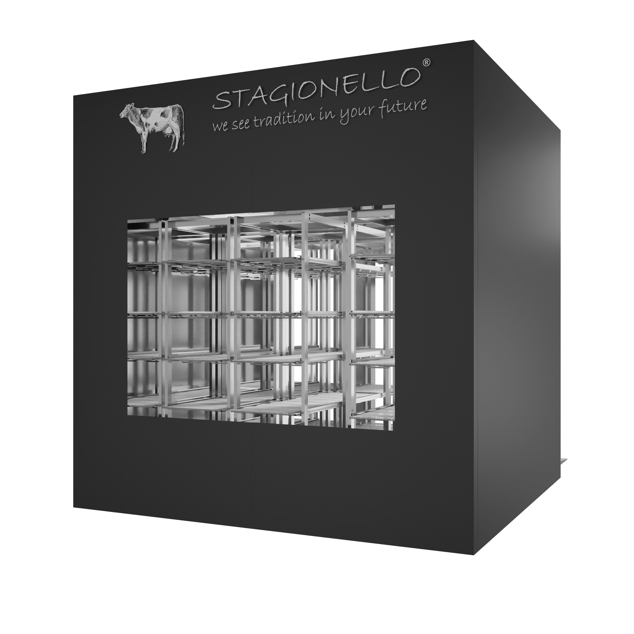 Stagionello® Meat Curing Device 1200 Kg Walk-in 2 GLASSES - Image 2