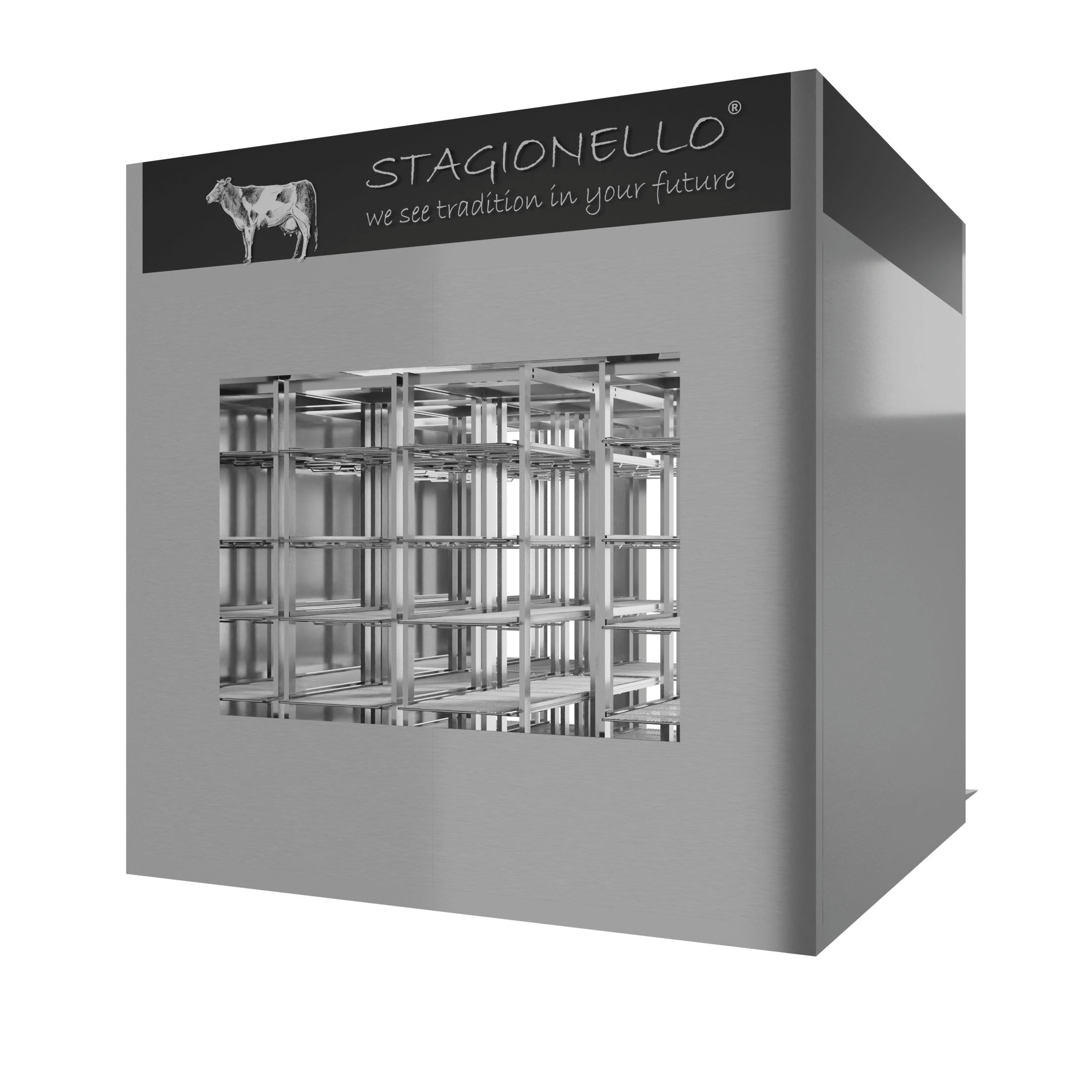 Stagionello® Meat Curing Device 1200 Kg Walk-in 2 GLASSES - Image 4