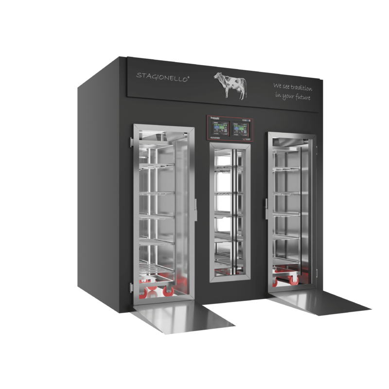 Stagionello® Meat Curing Device 200/600 Kg Walk-in 2 glasses