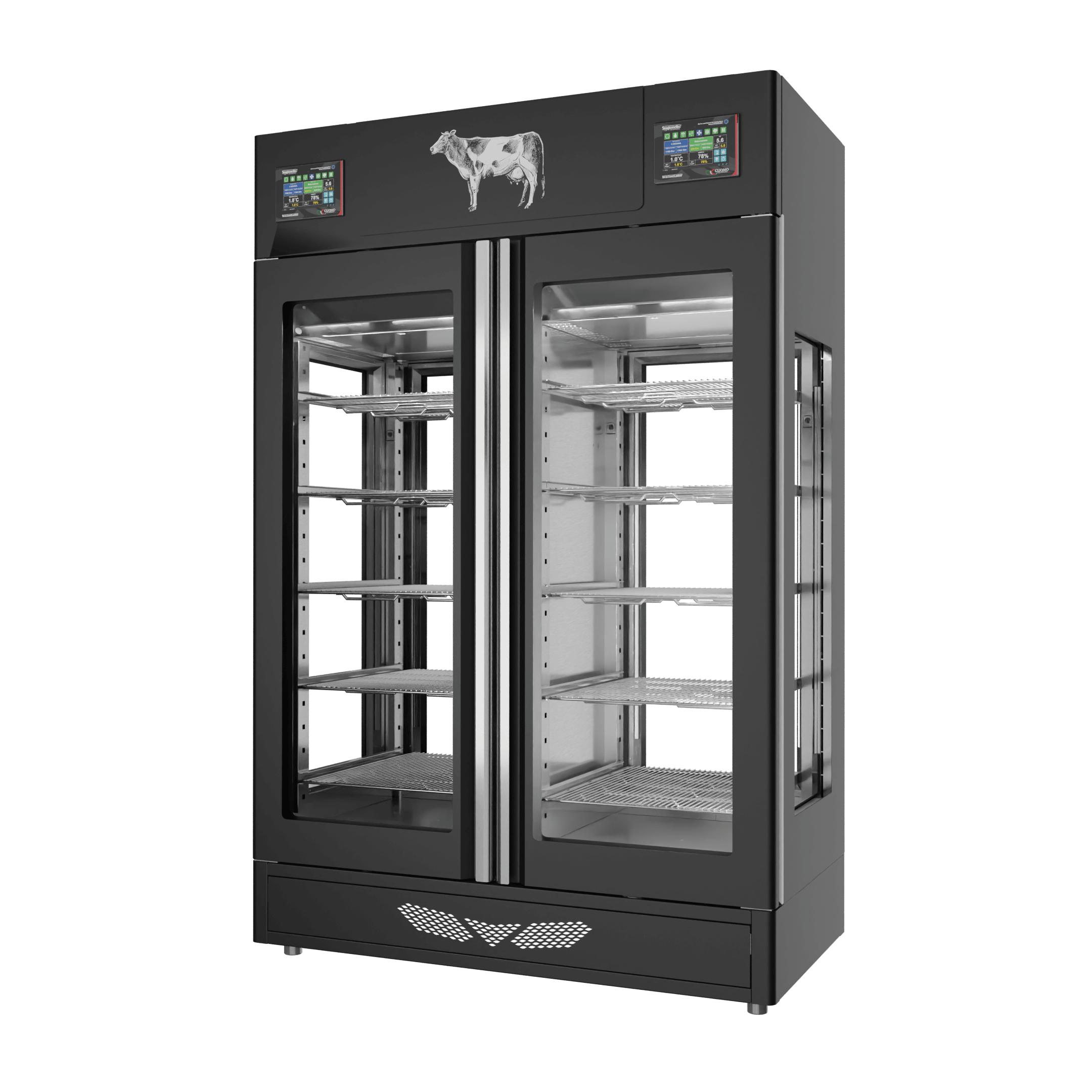 Stagionello® Meat Curing Device Twin 100 + 100 Kg 4 glasses