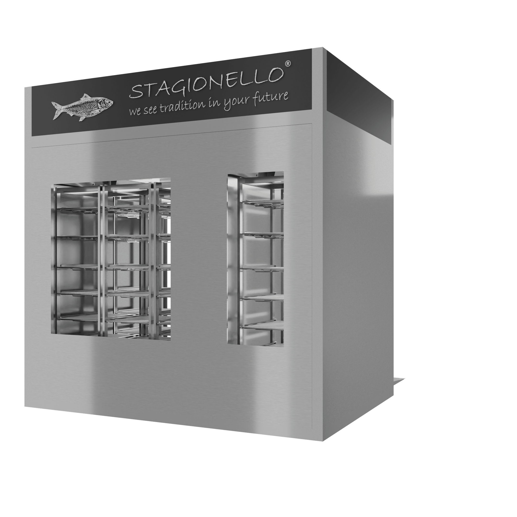 Stagionello® Fish Curing Device 200/600 Kg Walk-in 2 GLASSES - Image 4