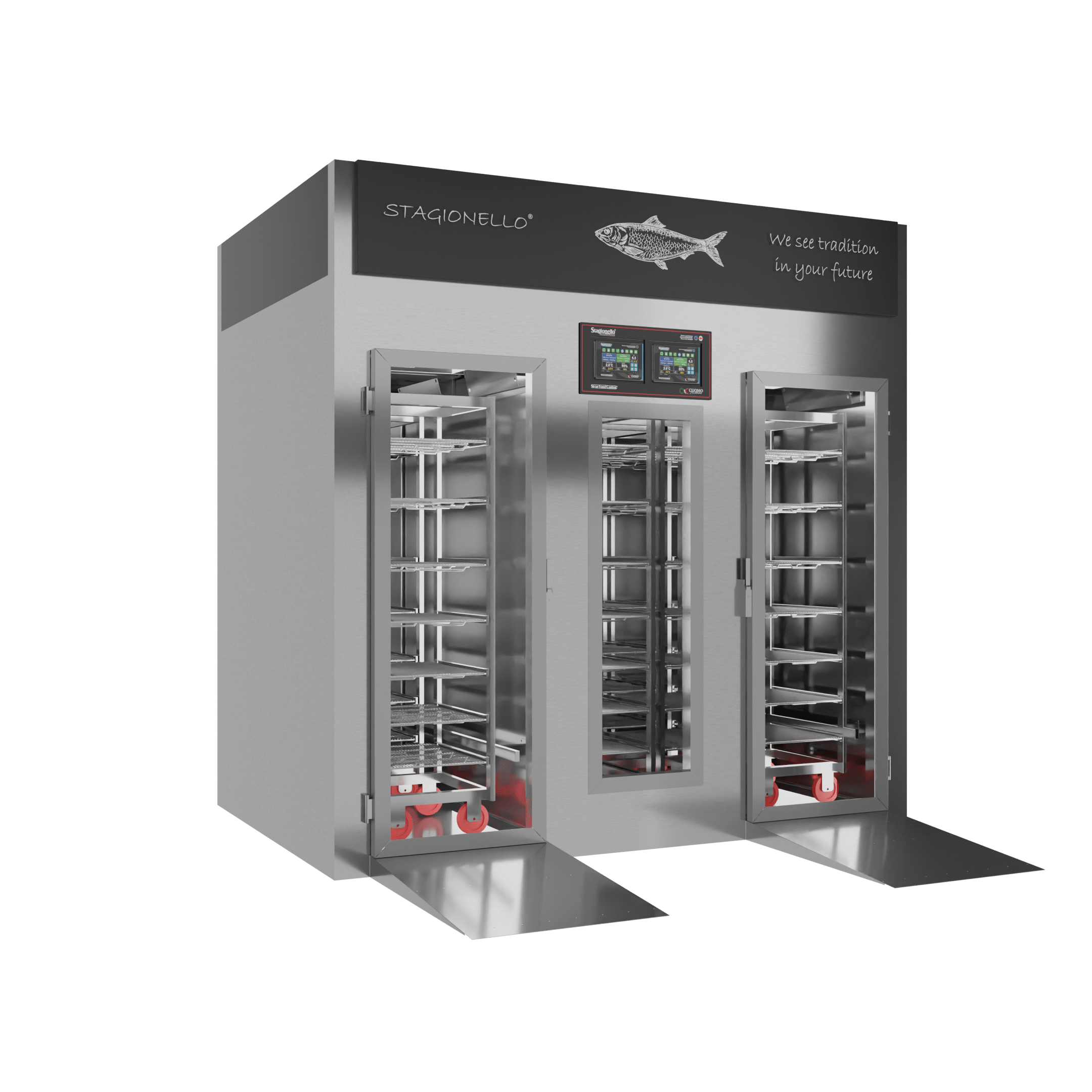 Stagionello® Fish Curing Device 200/600 Kg Walk-in GLASS DOOR - Image 2