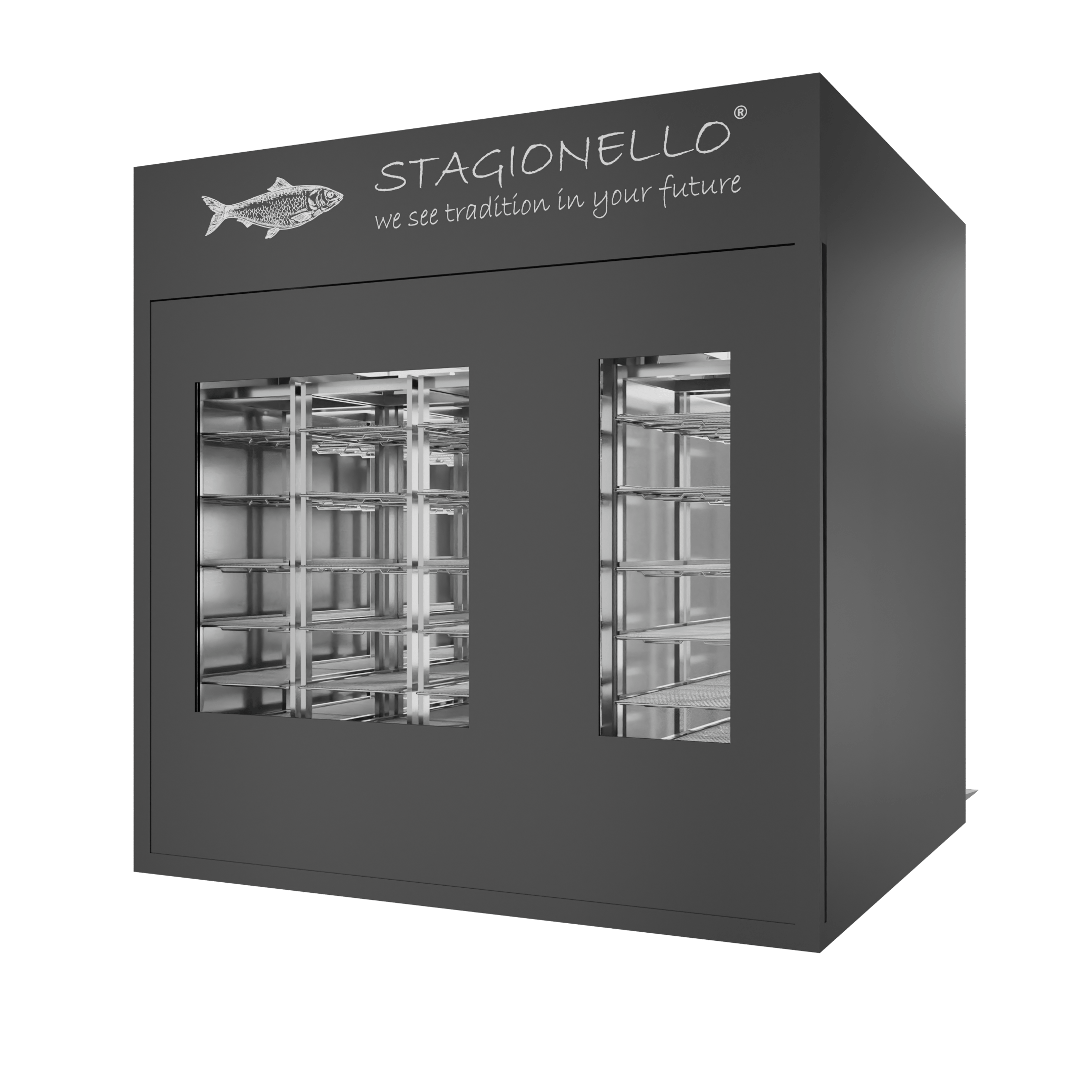 Stagionello® Fish Curing Device 300/900 Kg Walk-in 2 GLASSES - Image 2