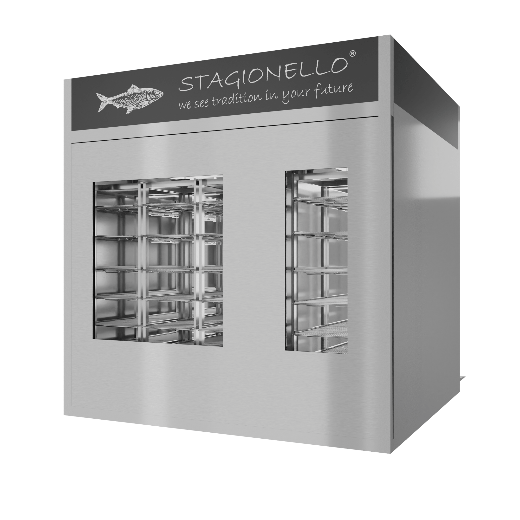 Stagionello® Fish Curing Device 300/900 Kg Walk-in 2 GLASSES - Image 4