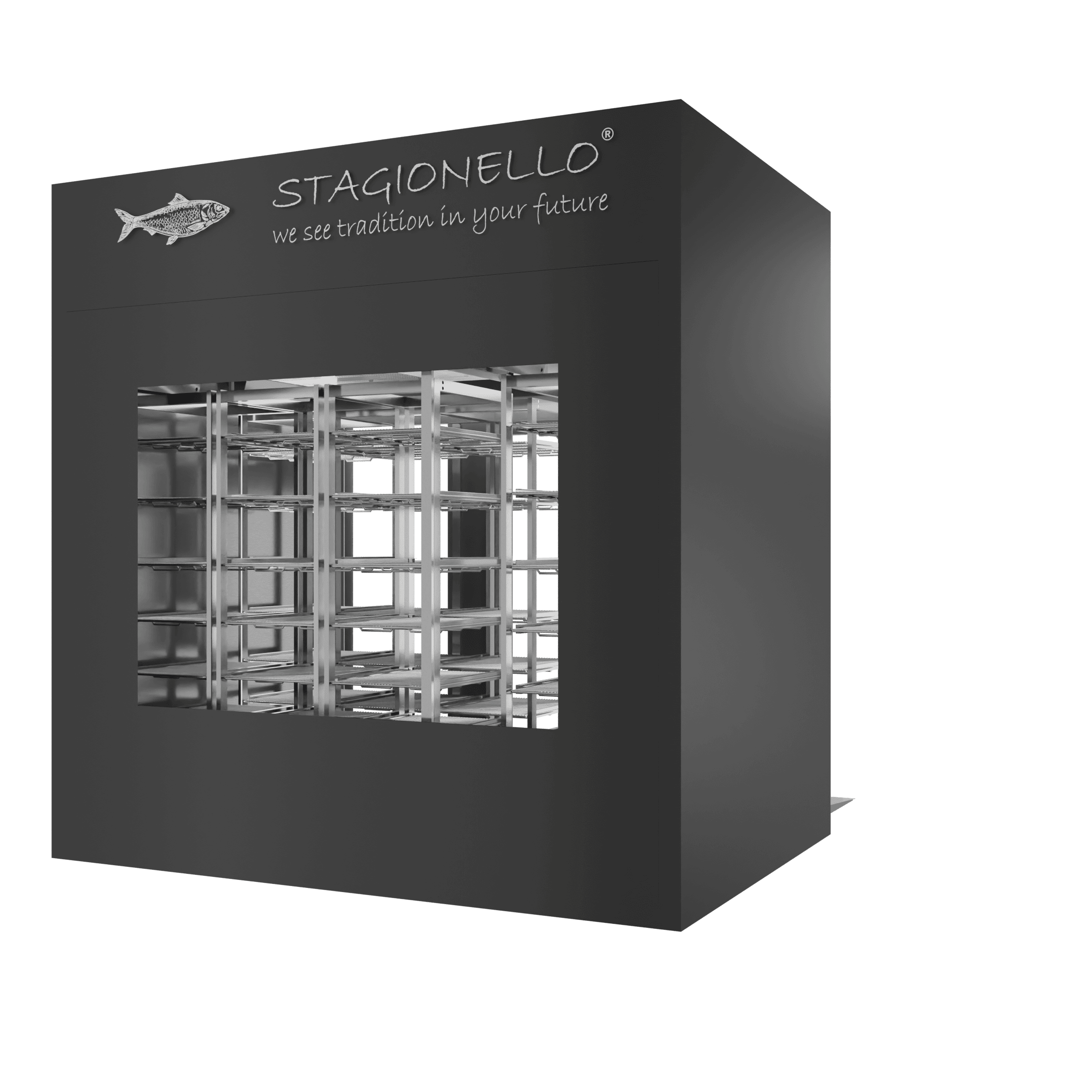 Stagionello® Fish Curing Device 800 Kg Walk-in 2 GLASSES - Image 2