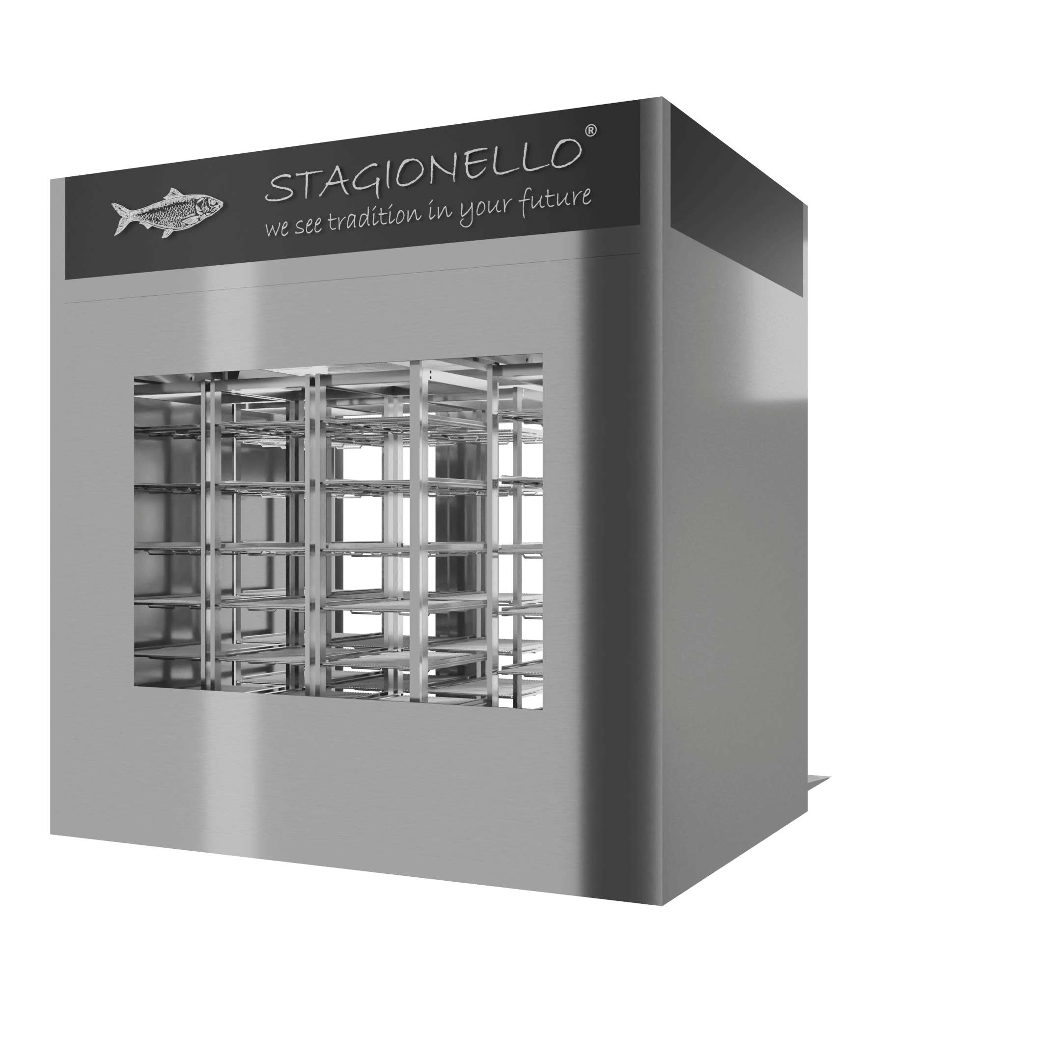 Stagionello® Fish Curing Device 800 Kg Walk-in 2 GLASSES - Image 4