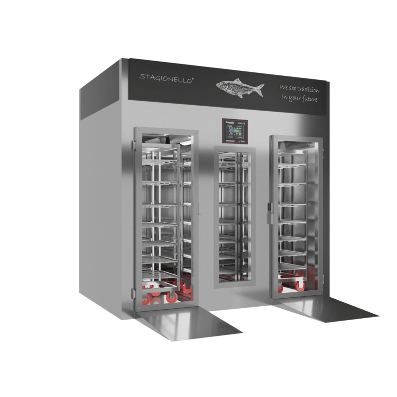 Stagionello® Fish Curing Device 800 Kg Walk-in GLASS DOOR - Image 2