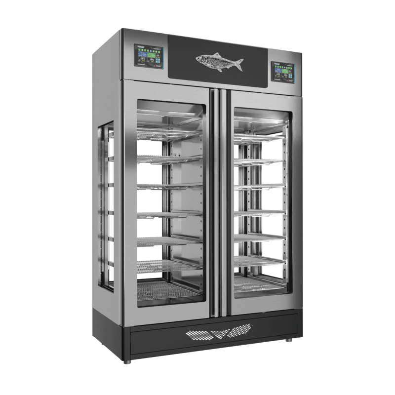 Stagionello® Fish Curing Device Twin 100+100 Kg 4 glasses - Image 9