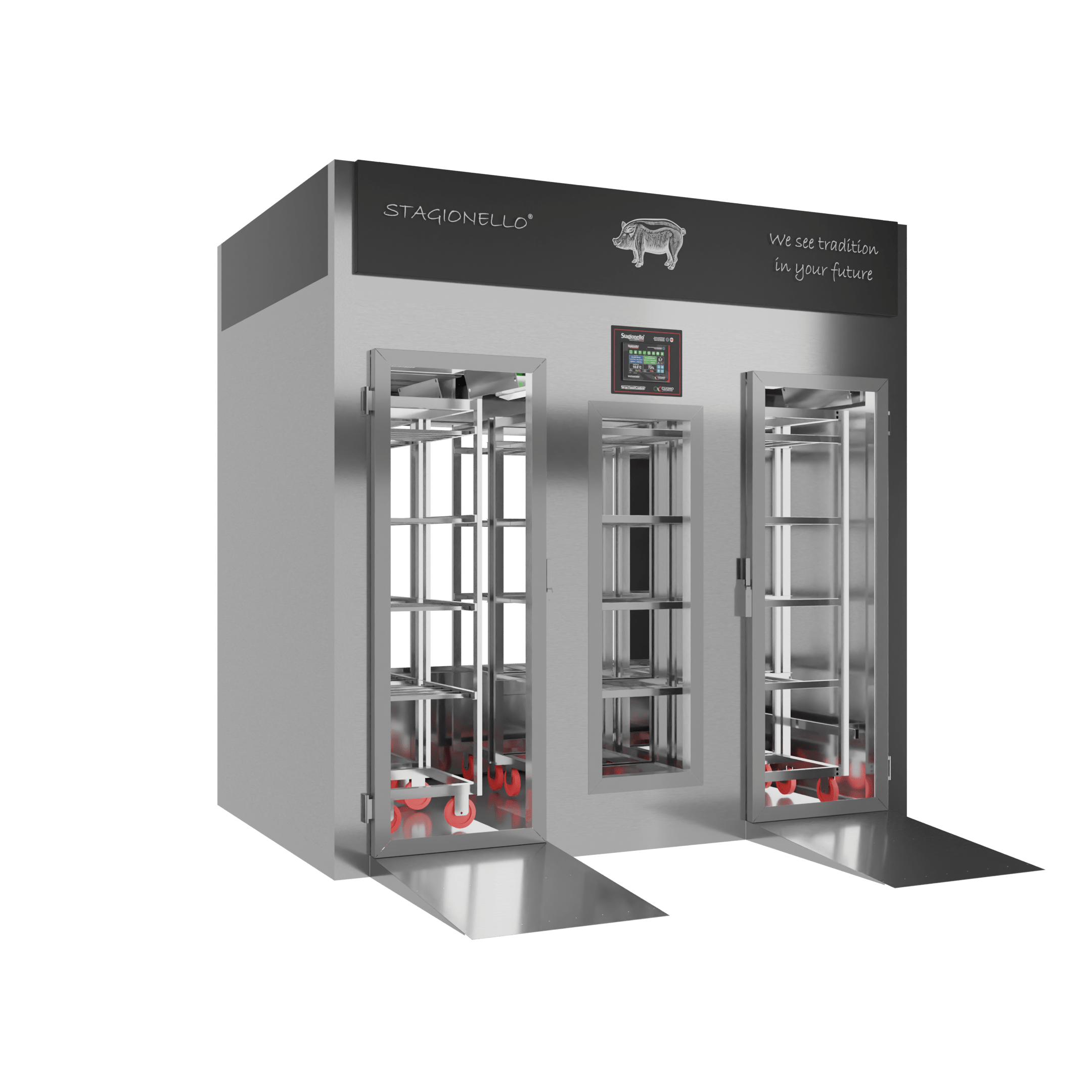 Stagionello® Salami Curing Device 800 Kg Walk-in 2 GLASSES - Image 3