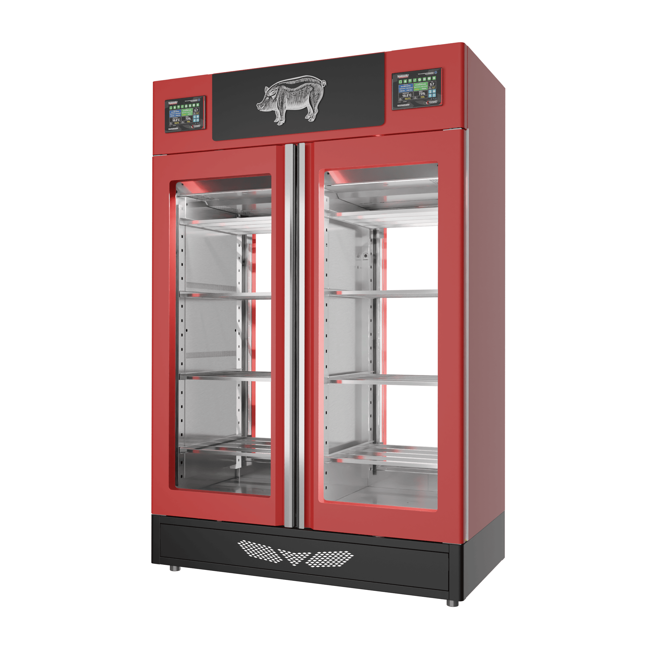 Stagionello® Salami Curing Device Twin 100+100 Kg 2 glasses
